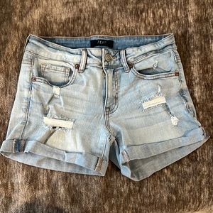Aeropostale Light Denim Jean Shorts